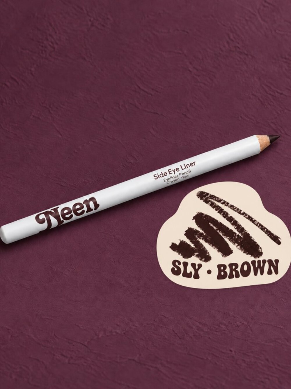 NEEN Side Eye Liner Sly Brown Eyeliner Pencil Full Size 1g New Box Smoky Cat Eye